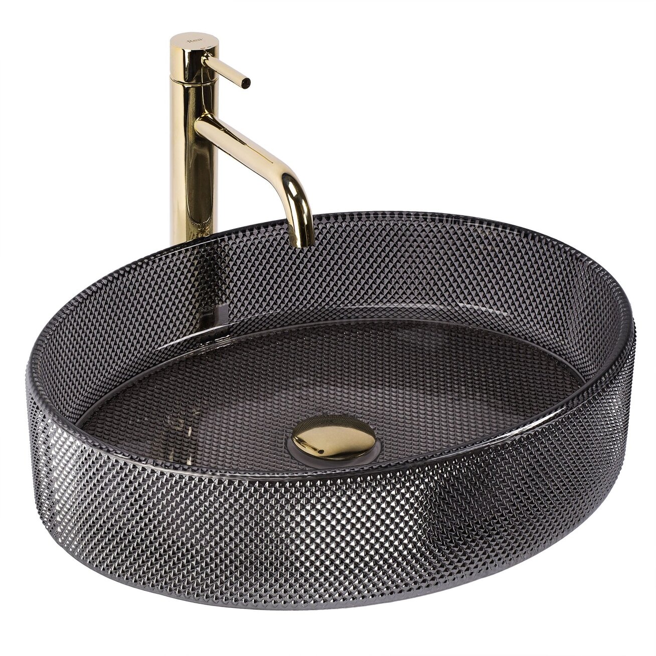 Kriauklė stalviršio Mirella Black 1