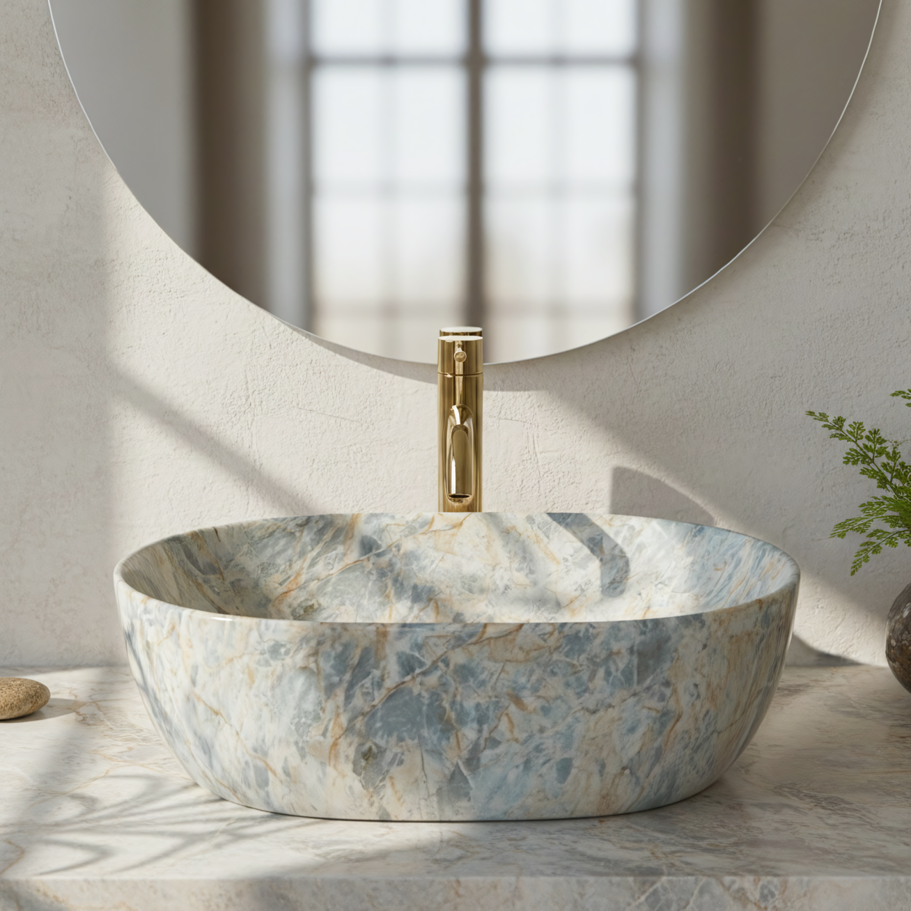 Kriauklė stalviršio Amelia Ruststone 48 2
