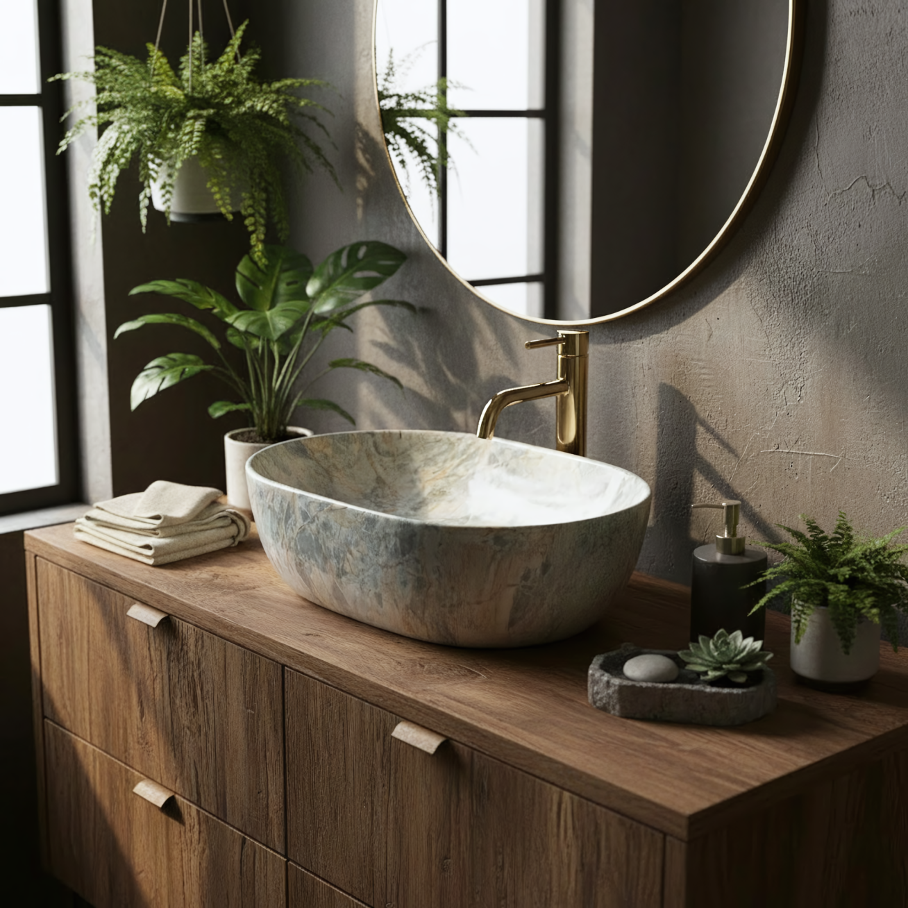 Kriauklė stalviršio Amelia Ruststone 48 5 Kriauklė stalviršio Amelia Ruststone 48 5