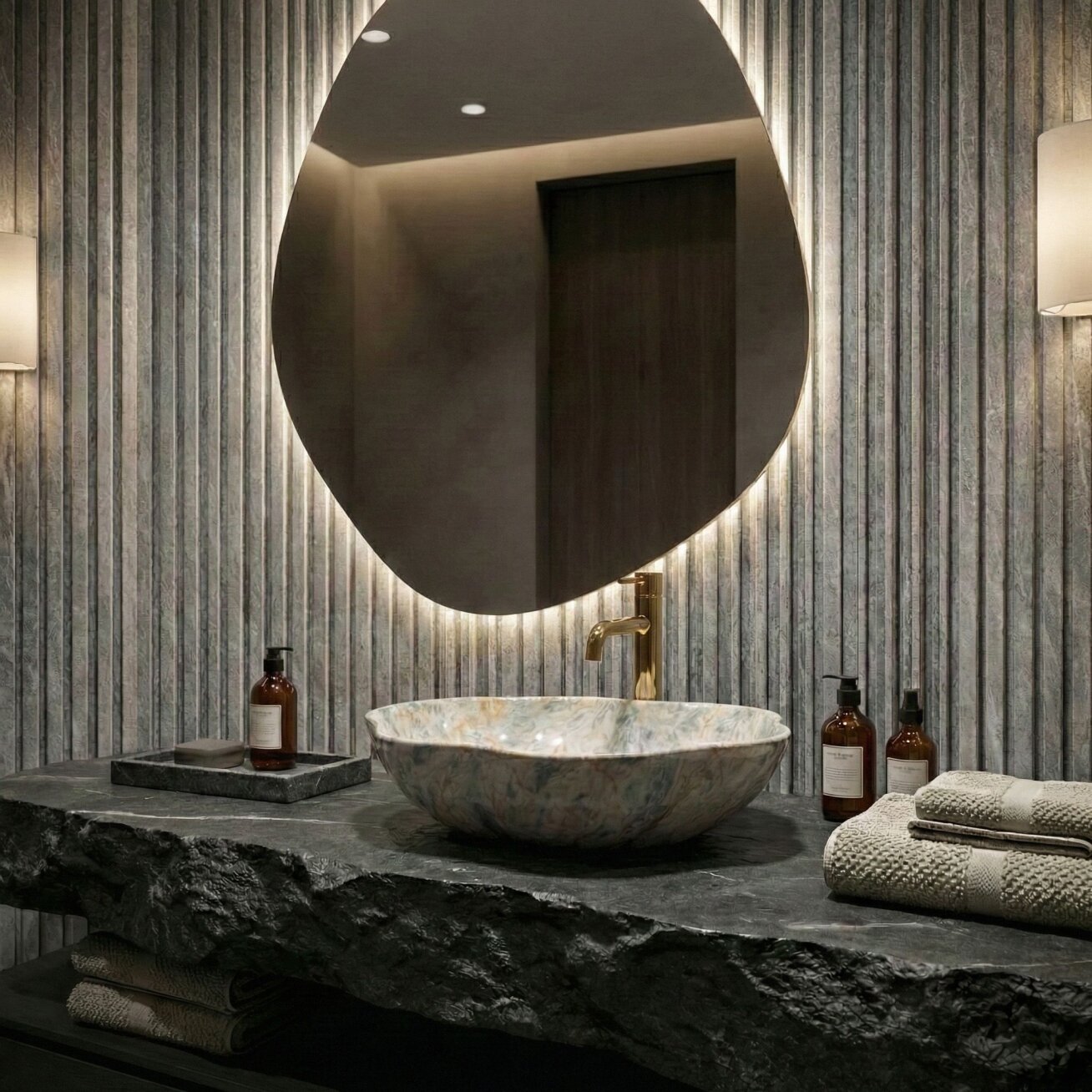 Kriauklė stalviršio Pearl Ruststone 5