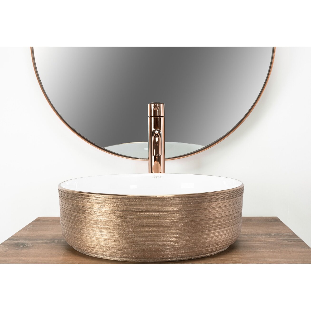 Kriauklė stalviršio Sami Brush Rose Gold 2 Kriauklė stalviršio Sami Brush Rose Gold 2