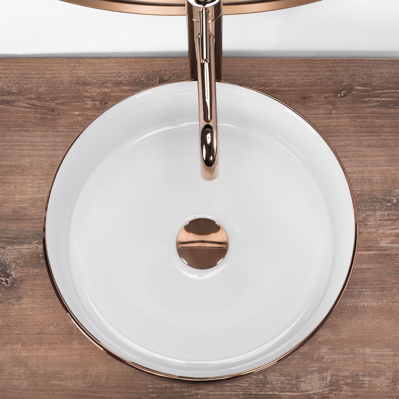 Kriauklė stalviršio Sami Brush Rose Gold 3