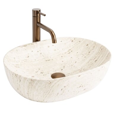 Kriauklė stalviršio Amelia Travertine Classic 48