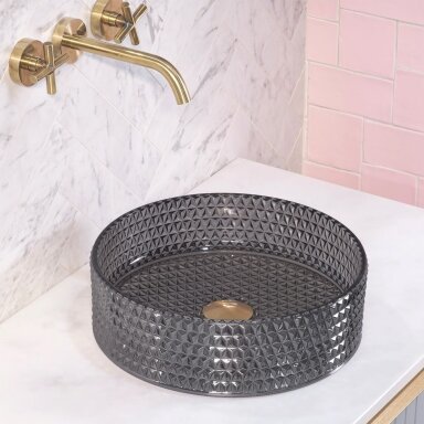 Kriauklė stalviršio Cristal 35 Black