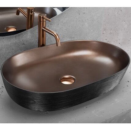 Kriauklė keramikos CLEO 61 Copper Bush / Black