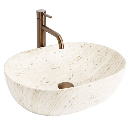 Kriauklė stalviršio Amelia Travertine Classic 48 8