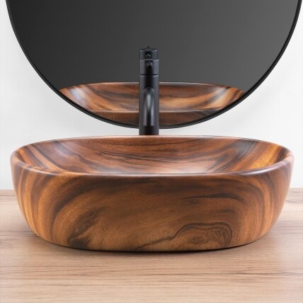 Kriauklė stalviršio AMELIA WOOD MATT 2 Kriauklė stalviršio AMELIA WOOD MATT 2