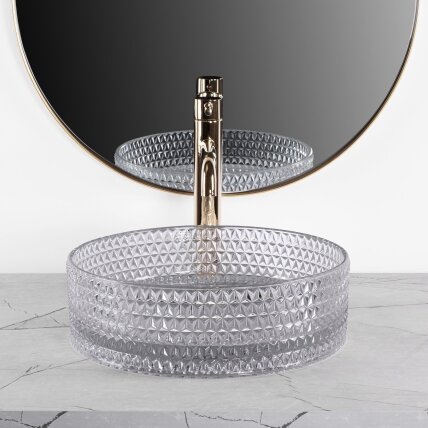 Kriauklė stalviršio Cristal Light Grey 7 Kriauklė stalviršio Cristal Light Grey 7