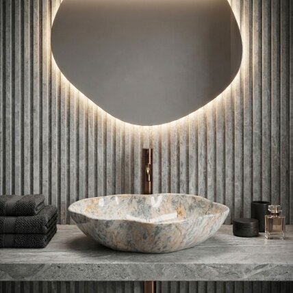 Kriauklė stalviršio Pearl Ruststone 3 Kriauklė stalviršio Pearl Ruststone 3