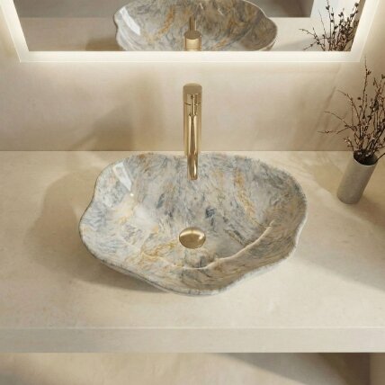 Kriauklė stalviršio Pearl Ruststone 4 Kriauklė stalviršio Pearl Ruststone 4