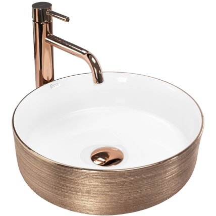 Kriauklė stalviršio Sami Brush Rose Gold