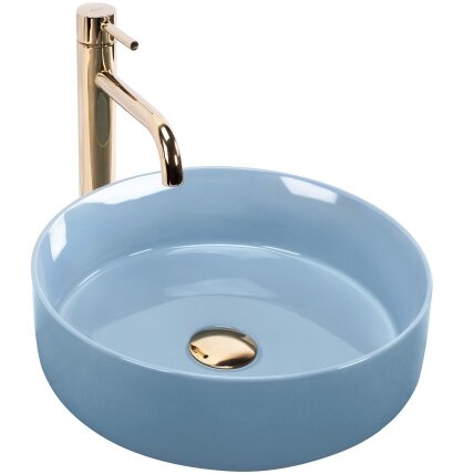Kriauklė stalviršio SAMI L.BLUE SHINY