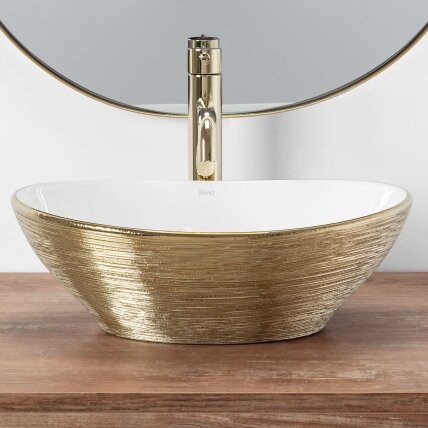 Kriauklė stalviršio Sofia Brush Gold 4 Kriauklė stalviršio Sofia Brush Gold 4