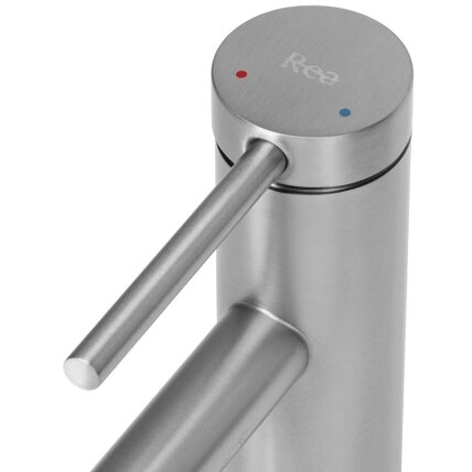 Kriauklės maišytuvas Foss Nickel Brush Low 5 Kriauklės maišytuvas Foss Nickel Brush Low 5
