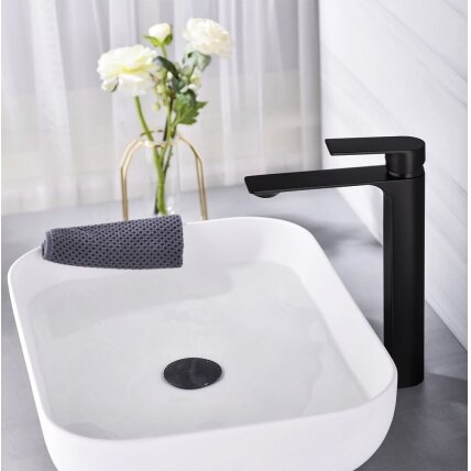 Kriauklės maišytuvas Urban Black High 1