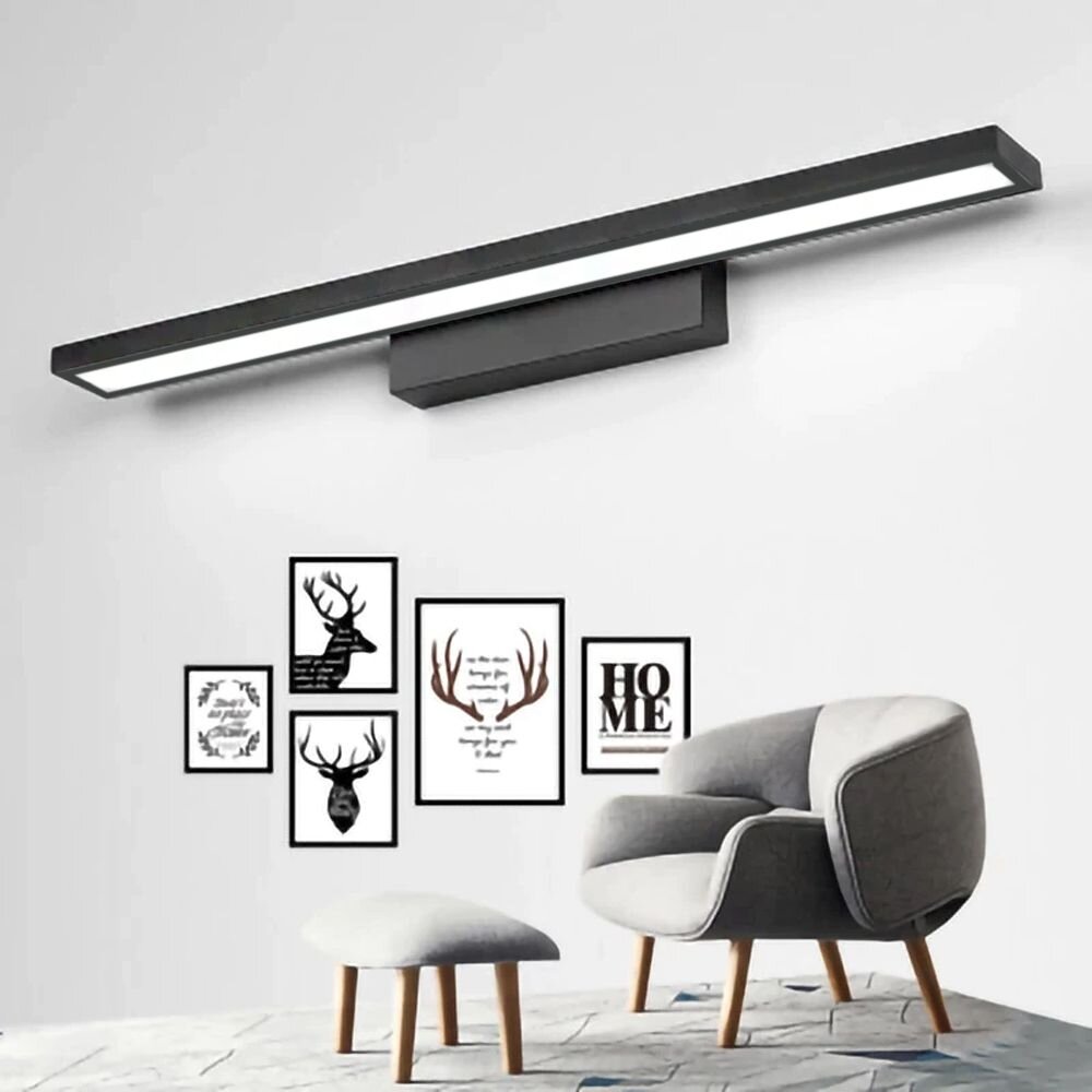 LED sieninis šviestuvas 60CM APP840-1W FLAT BLACK 3 LED sieninis šviestuvas 60CM APP840-1W FLAT BLACK 3