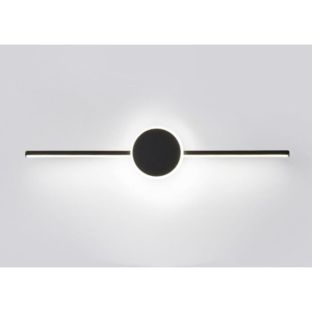 LED sieninis šviestuvas 80CM APP850-1W ROUND BLACK 1