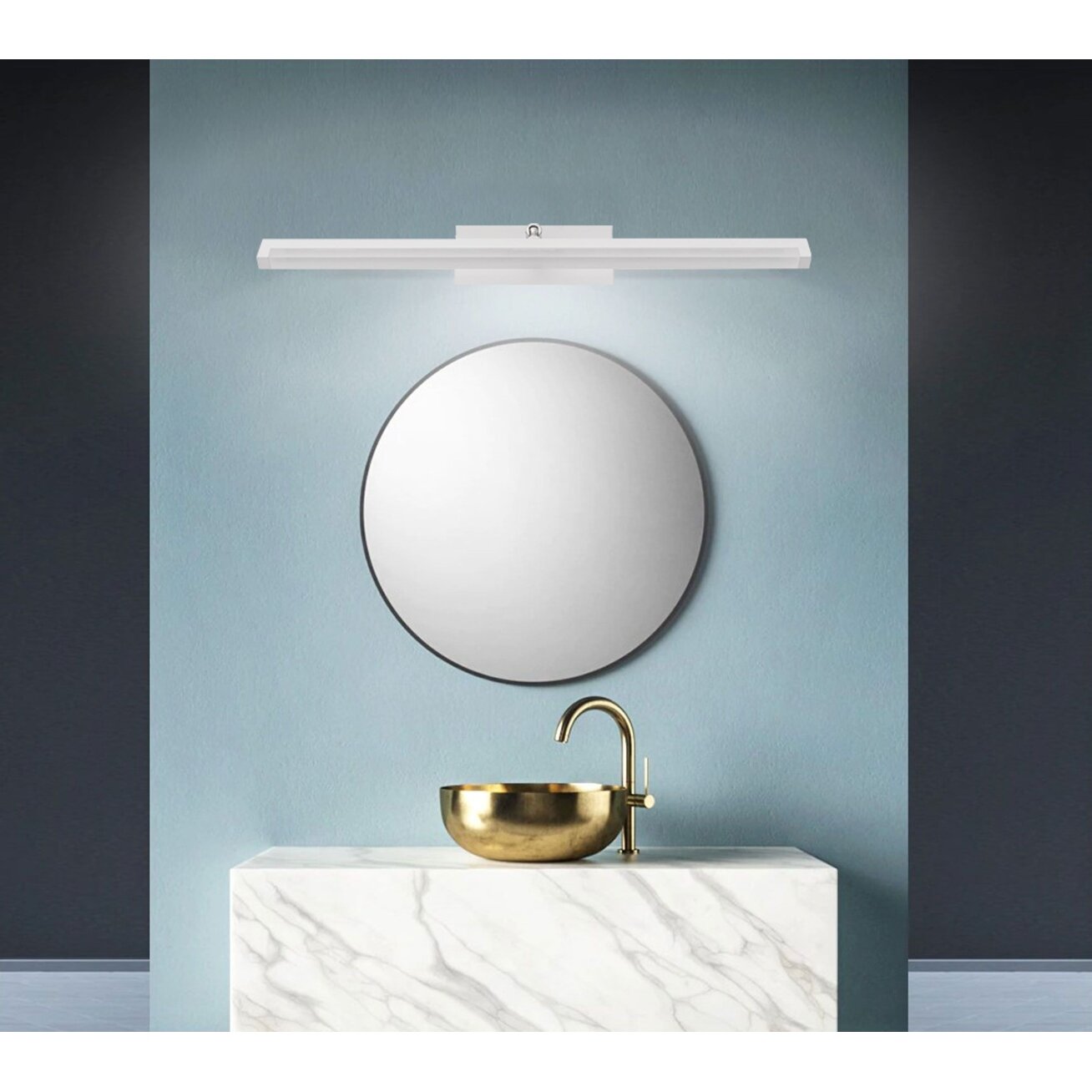 LED sieninis šviestuvas 12W 50CM APP374-1W WHITE 1 LED sieninis šviestuvas 12W 50CM APP374-1W WHITE 1