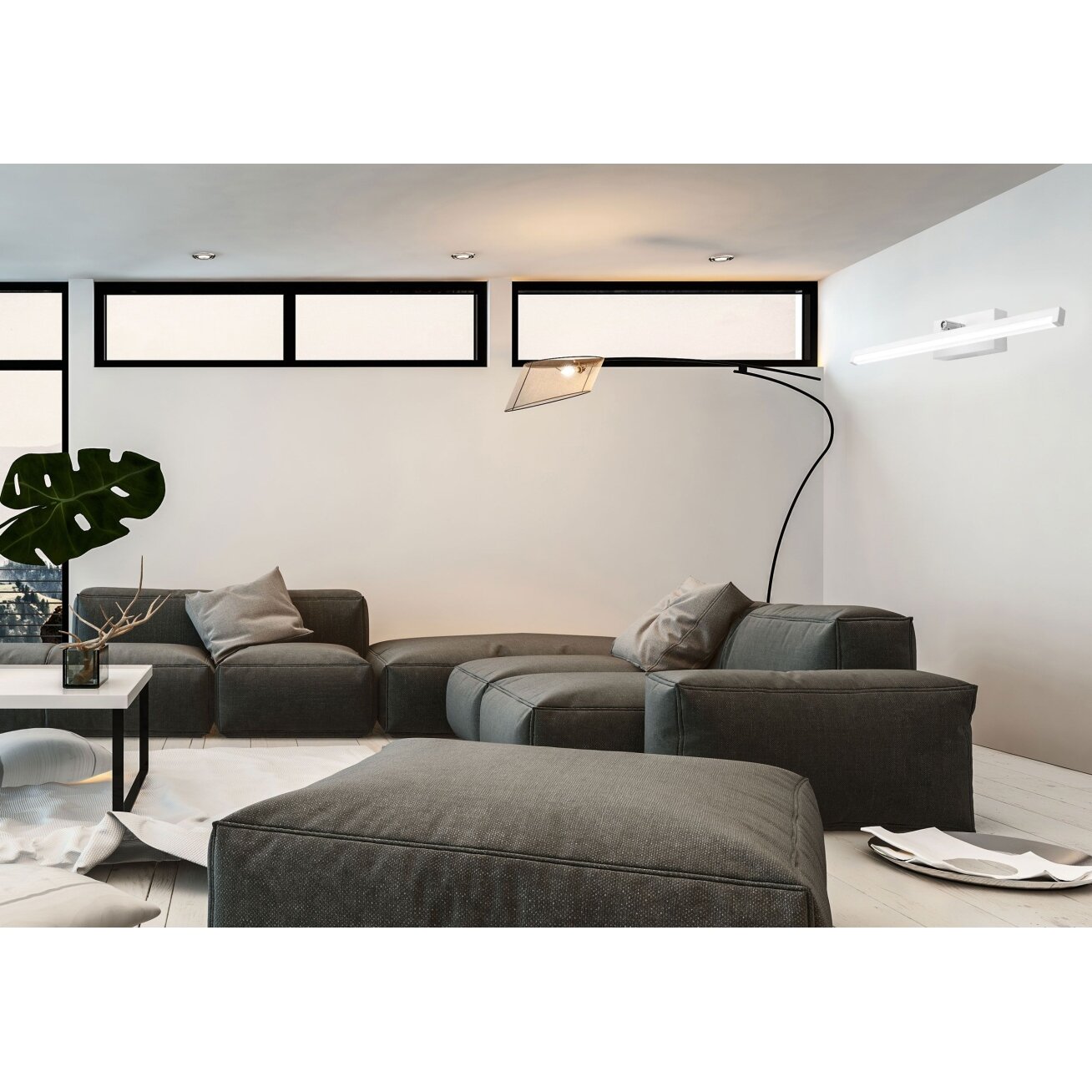 LED sieninis šviestuvas 12W 50CM APP374-1W WHITE 4 LED sieninis šviestuvas 12W 50CM APP374-1W WHITE 4