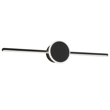LED sieninis šviestuvas 40CM APP848-1W ROUND BLACK