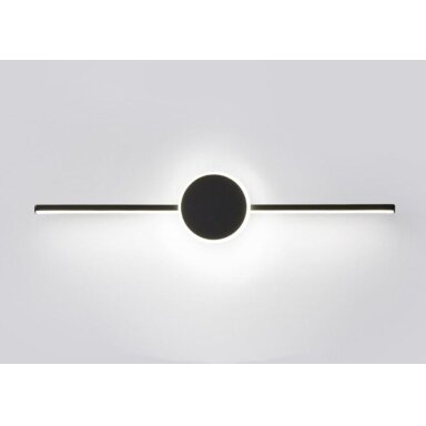 LED sieninis šviestuvas 60CM APP849-1W ROUND BLACK