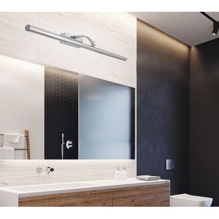 LED sieninis šviestuvas 9W 70CM APP366-1W CHROM 2 LED sieninis šviestuvas 9W 70CM APP366-1W CHROM 2