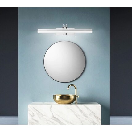 LED sienos šviestuvas 9W 40CM APP372-1W CHROM 7 LED sienos šviestuvas 9W 40CM APP372-1W CHROM 7