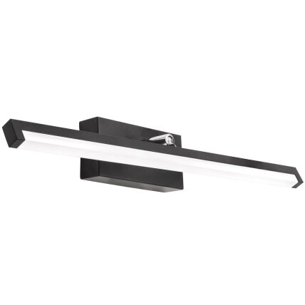 LED vonios sieninė lempa virš veidrodžio 12W 50CM APP373-1W JUODAS