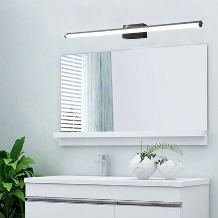 LED vonios sieninė lempa virš veidrodžio 20W 100CM APP375-1W JUODAS 4 LED vonios sieninė lempa virš veidrodžio 20W 100CM APP375-1W JUODAS 4