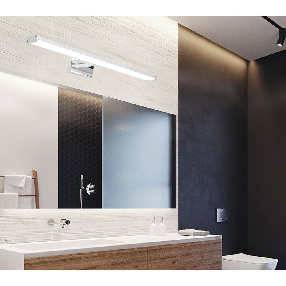 LED sieninis šviestuvas 12W 58CM APP369-1W CHROM 4