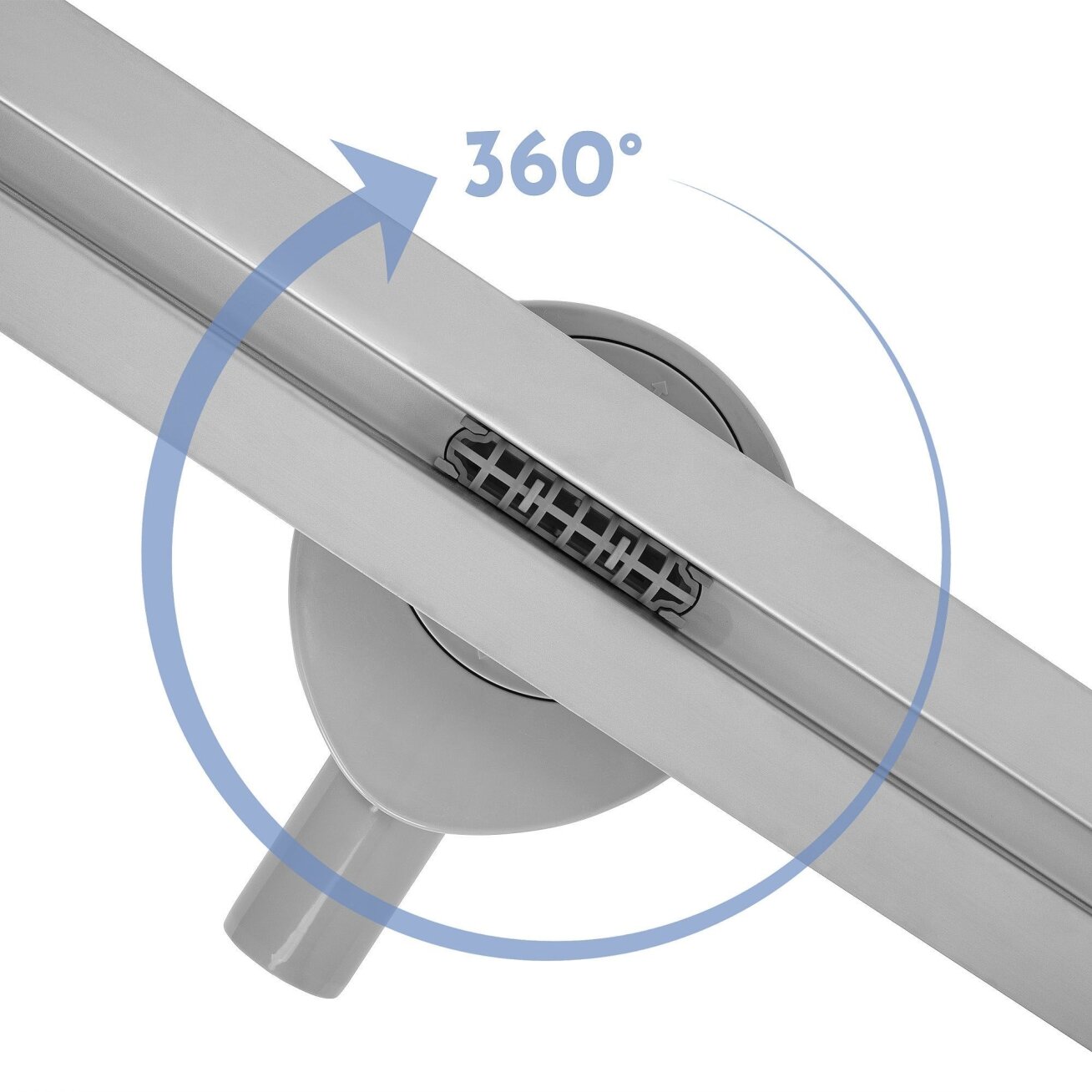 Dušo latakas FILO Nickel Brush 60 6