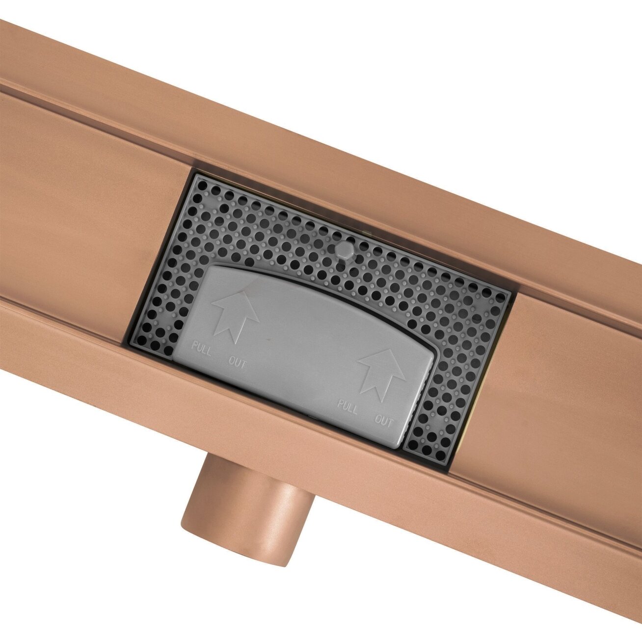 Dušo latakas Neox brush copper 80 2 Dušo latakas Neox brush copper 80 2