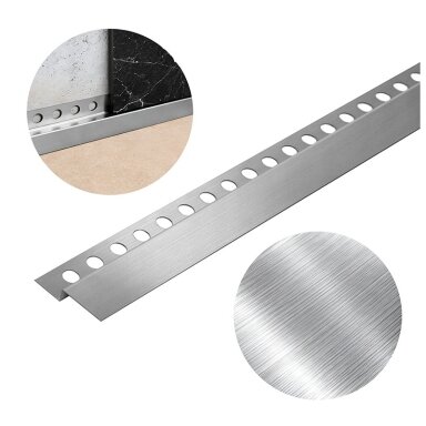 UNIVERSALI DUŠO PADĖKLO PRIEKINĖ JUOSTA CHROMAS 1200 MM LCB-CH-120