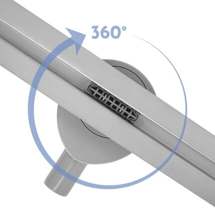 Dušo latakas FILO Nickel Brush 70 7