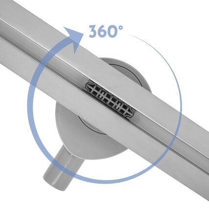 Dušo latakas FILO Nickel Brush 80 2