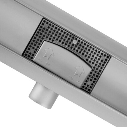 Dušo latakas BRUSH NICKEL 80 2