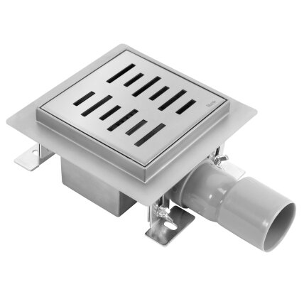 Dušo latakas LINE Nickel Brush 12x12 Dušo latakas LINE Nickel Brush 12x12
