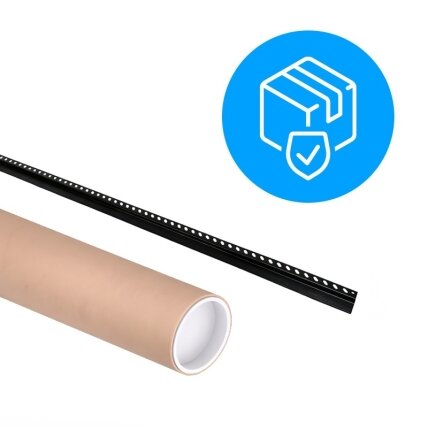 UNIVERSALI DUŠO PADĖKLO PRIEKINĖ JUOSTA JUODA MATINĖ 1200 MM LCB-MTB-120 4