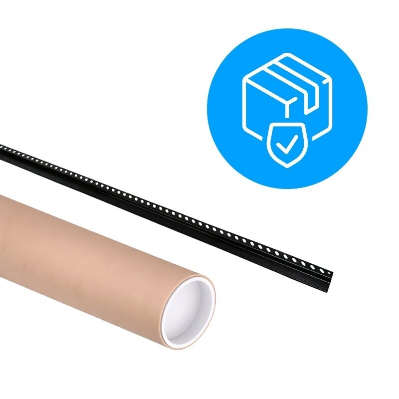 UNIVERSALI DUŠO PADĖKLO PRIEKINĖ JUOSTA JUODA MATINĖ 1200 MM LCB-MTB-120 4
