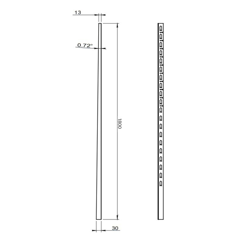 NUOLYDŽIO DUŠO PADĖKLO JUOSTA JUODA MATINĖ KAIRĖ 1800 MM LSB-MTB-L-180 12