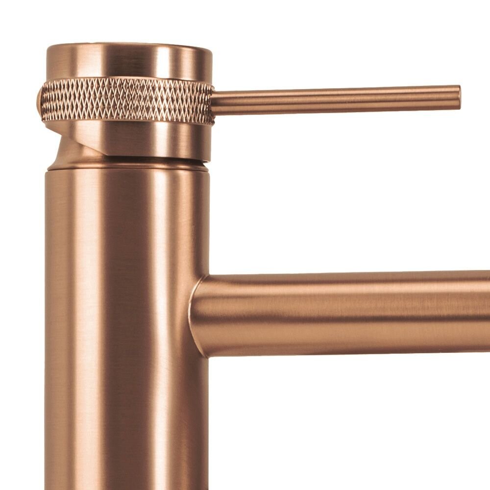 Maišytuvas praustuvui Lungo Grip Brush Copper high Auksinis mažas 1