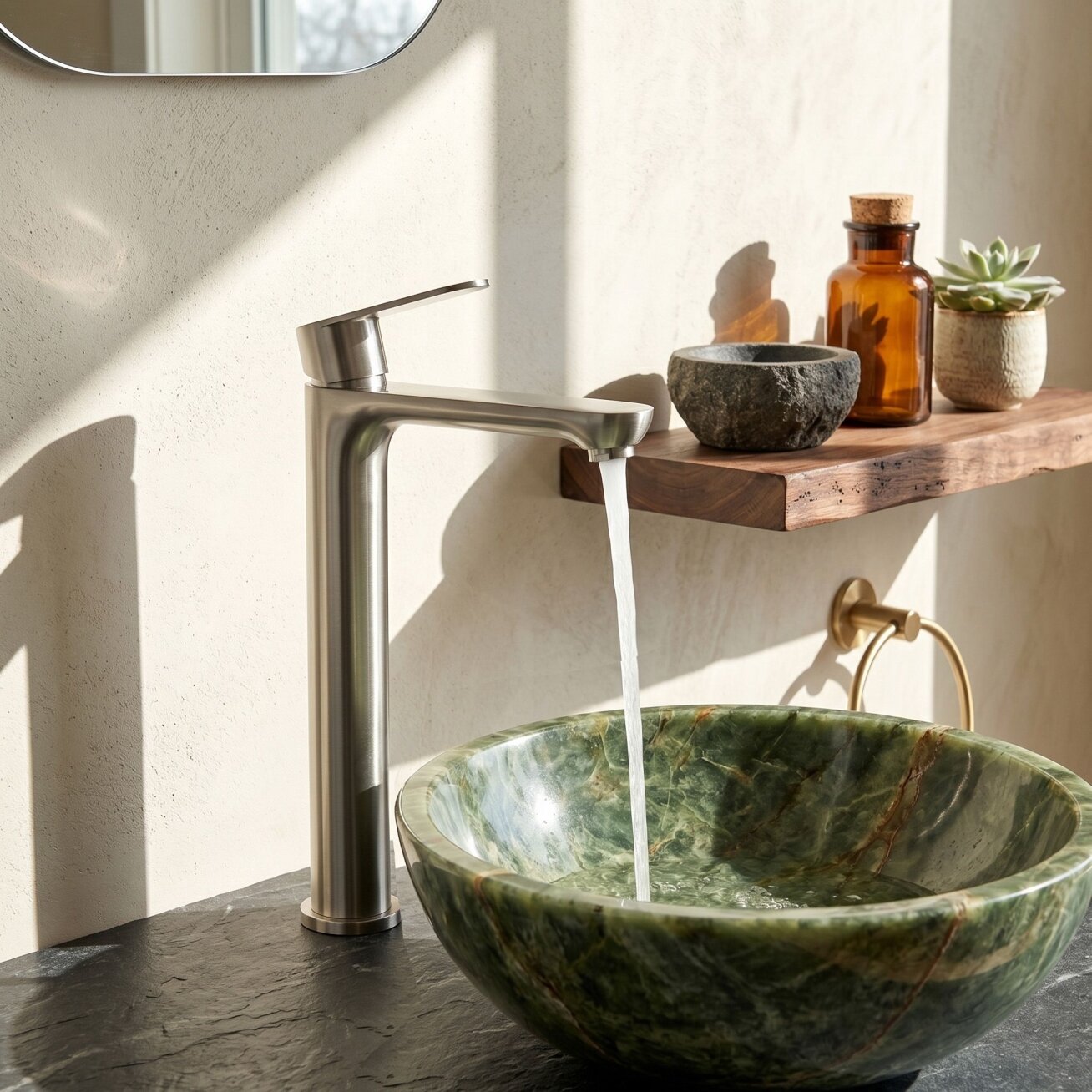 Maišytuvas vonios kambario Foster Brush Copper 1 Maišytuvas vonios kambario Foster Brush Copper 1