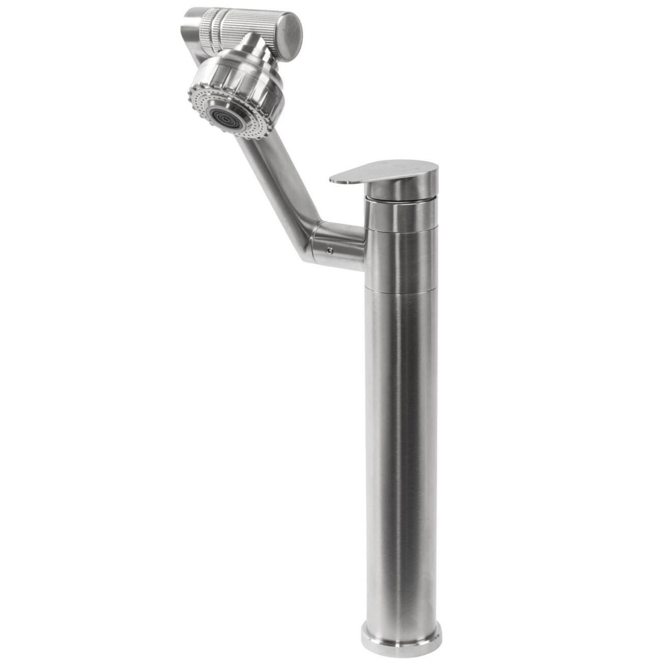 Maišytuvas vonios kambario PACO Nickel Brush INOX High 5 Maišytuvas vonios kambario PACO Nickel Brush INOX High 5
