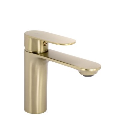 Maišytuvas praustuvui Drop Brush Gold low