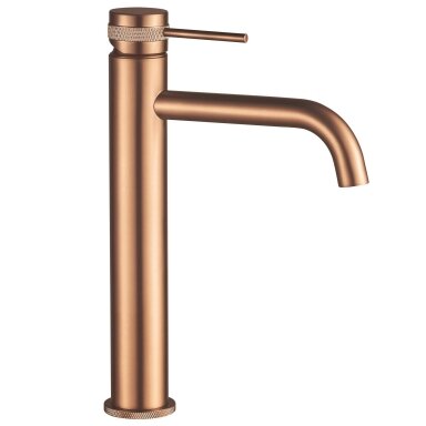 Maišytuvas praustuvui Lungo Grip Brush Copper high Auksinis mažas