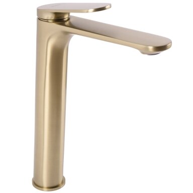 Maišytuvas praustuvui Marco Brush GOLD high Auksinis mažas Maišytuvas praustuvui Marco Brush GOLD high Auksinis mažas