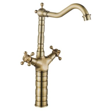 Maišytuvas virtuvės vonios kambario Rustico antique gold