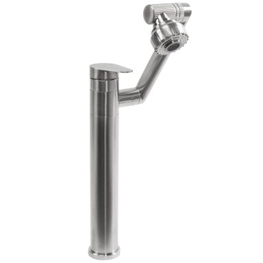 Maišytuvas vonios kambario PACO Nickel Brush INOX High