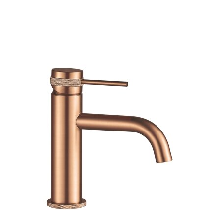 Maišytuvas praustuvui Lungo Grip Brush Copper Auksinis mažas Maišytuvas praustuvui Lungo Grip Brush Copper Auksinis mažas