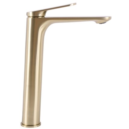 Maišytuvas praustuvui Marco Brush GOLD high Auksinis mažas 2 Maišytuvas praustuvui Marco Brush GOLD high Auksinis mažas 2